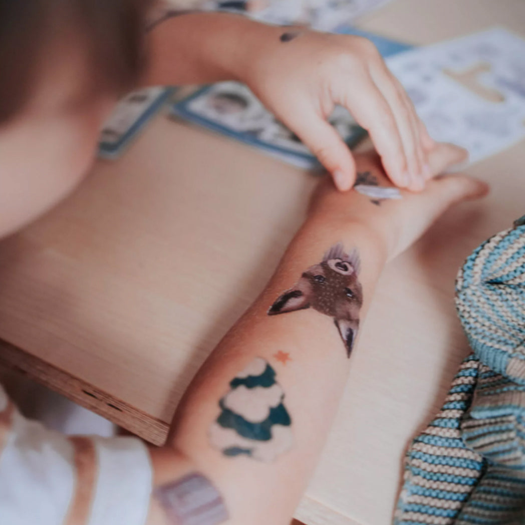 Vegane Tattoos Fuchs und Eichhörnchen