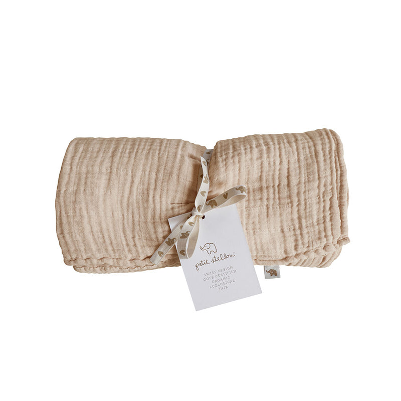 Petit Stellou Nooshi Baby Decke Sand bei Yay Kids
