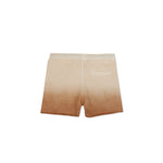 Phil & Phae Kinder Dip Dye Shorts Beige/ Rostrot hinten bei Yay Kids