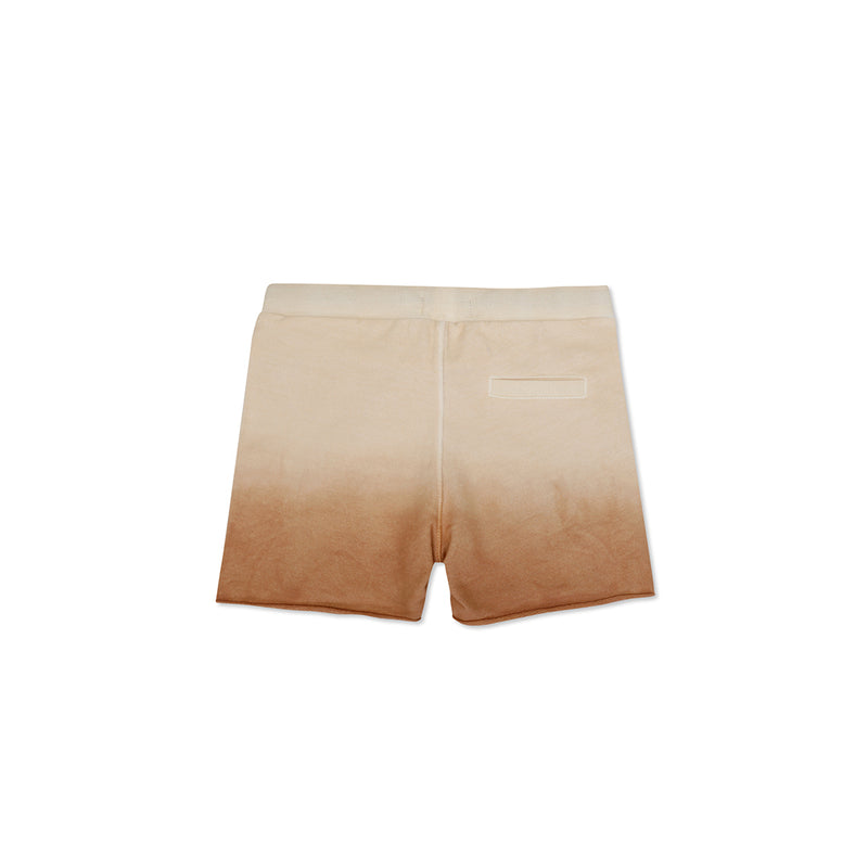 Phil & Phae Kinder Dip Dye Shorts Beige/ Rostrot hinten bei Yay Kids