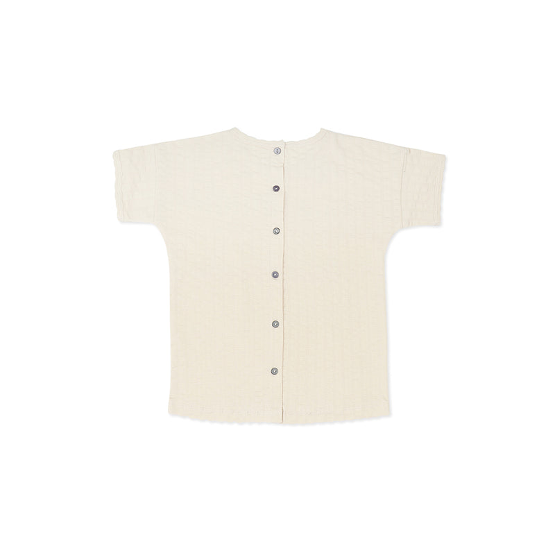 Phil & Phae Mädchen T-Shirt Button back Bio-Baumwolle bei Yay Kids