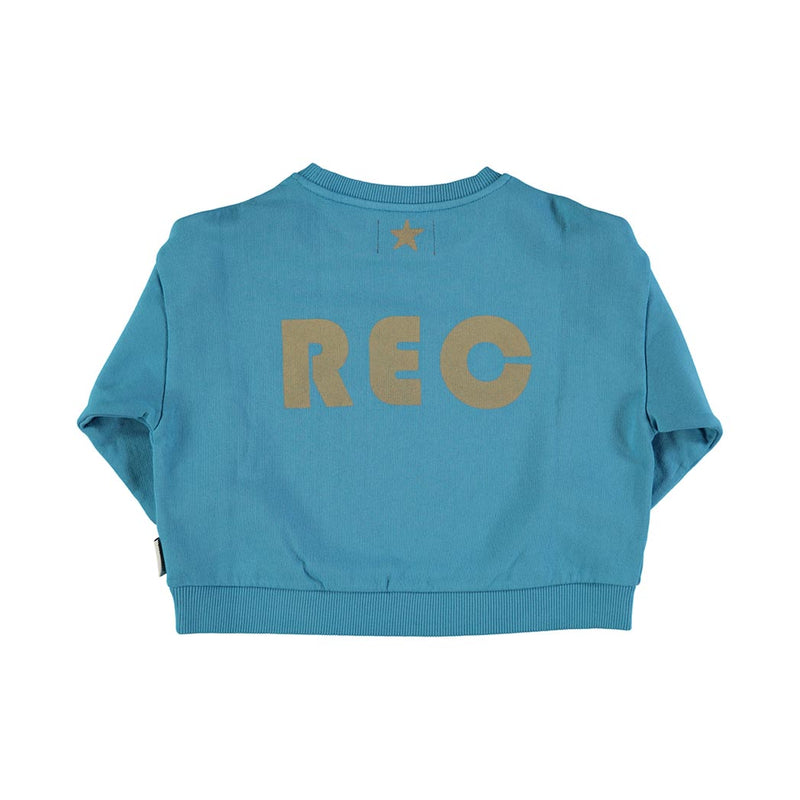 Piupiuchick Kinder Pullover Blau REC hinten bei Yay Kids