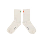 Piupiuchick Kinder Socken Ecru mit Herzen bei Yay Kids