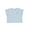 Piupiuchick Kinder T-Shirt Hellblau mit rotem Logo bei Yay Kids