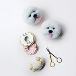 Pom Maker Pompon Maker Donut Weiss bei Yay Kids