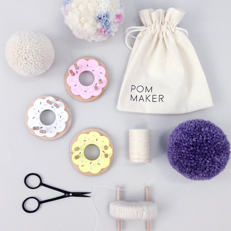 Pom Maker Pompom Maker Donut Vanilla bei Yay Kids