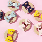 Wooden Base for Pompoms "Pompom Maker" Bow Pink