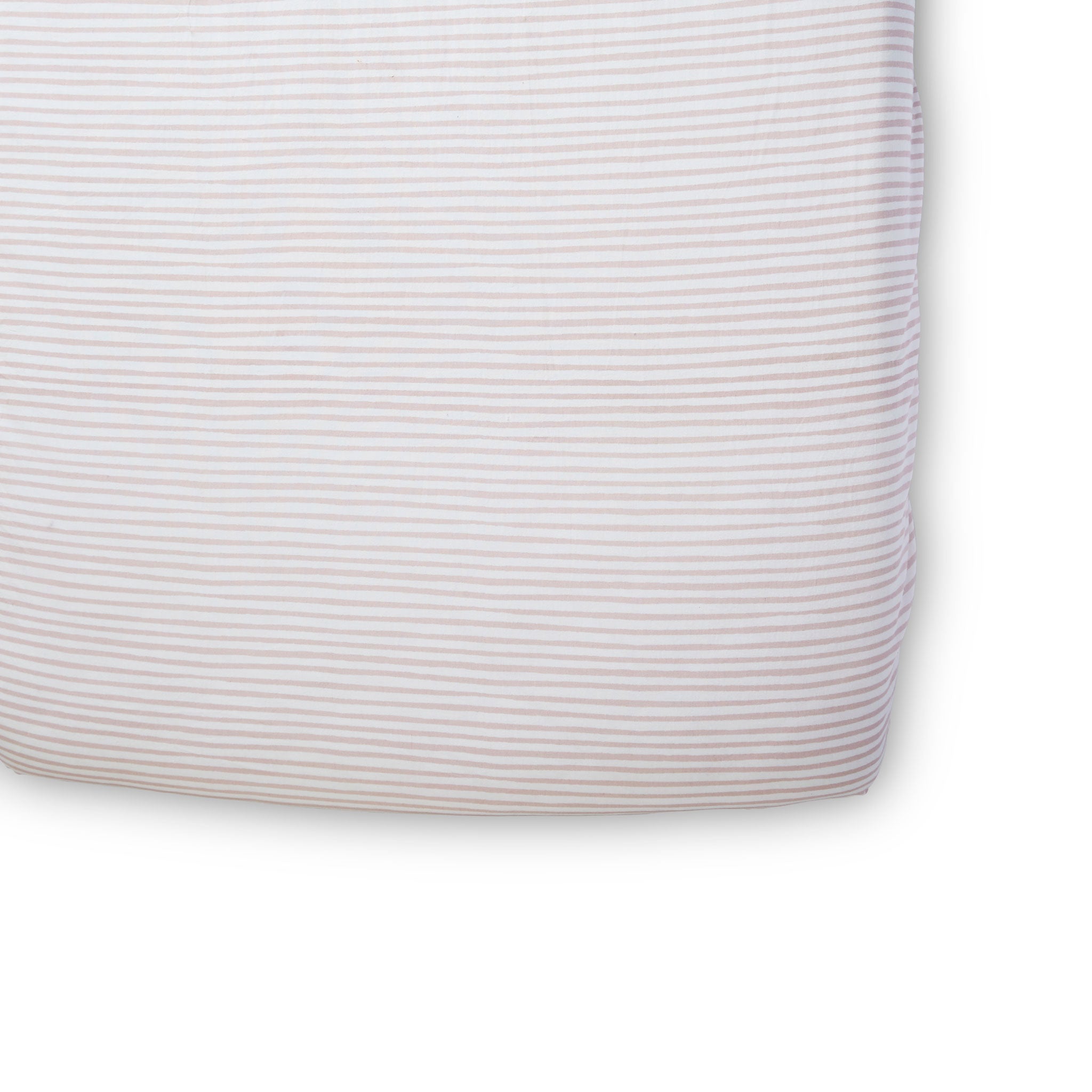 Pehr Babybett Fixleintuch Rosa Weiss gestreift 70 x 140 cm bei Yay Kids