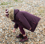 Töastie Warmer Kinder Parka Black Cherry bei Yay Kids