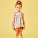 My Little Cozmo Kinder Shorts Terracotta mit Rüschen bei Yay Kids