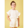 My Little Cozmo Kinder Shorts Terracotta mit Rüschen bei Yay Kids