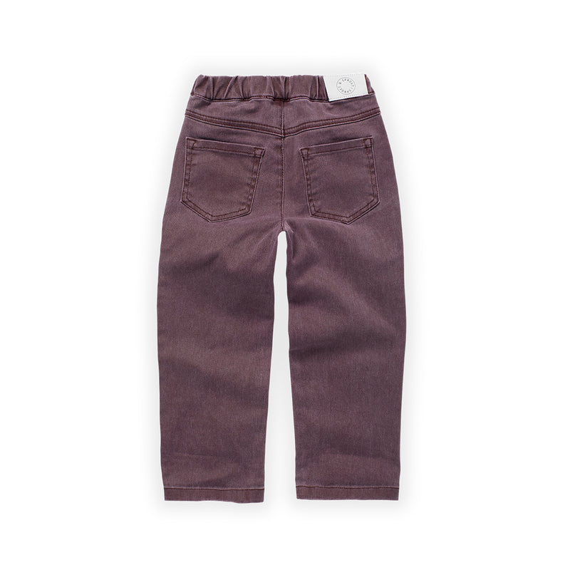 Sproet & Sprout Kinder Hose im Jeans Look Burgundy bei Yay Kids