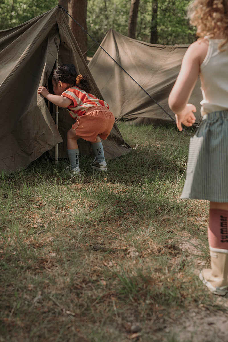 Sproet & Sprout Kinder Kniesocken Summer Camp Blue bei Yay Kids
