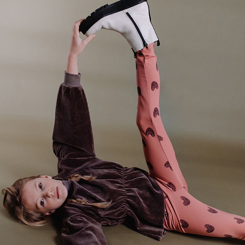 Sproet & Sprout Kinder Leggings Herz pink bei Yay Kids