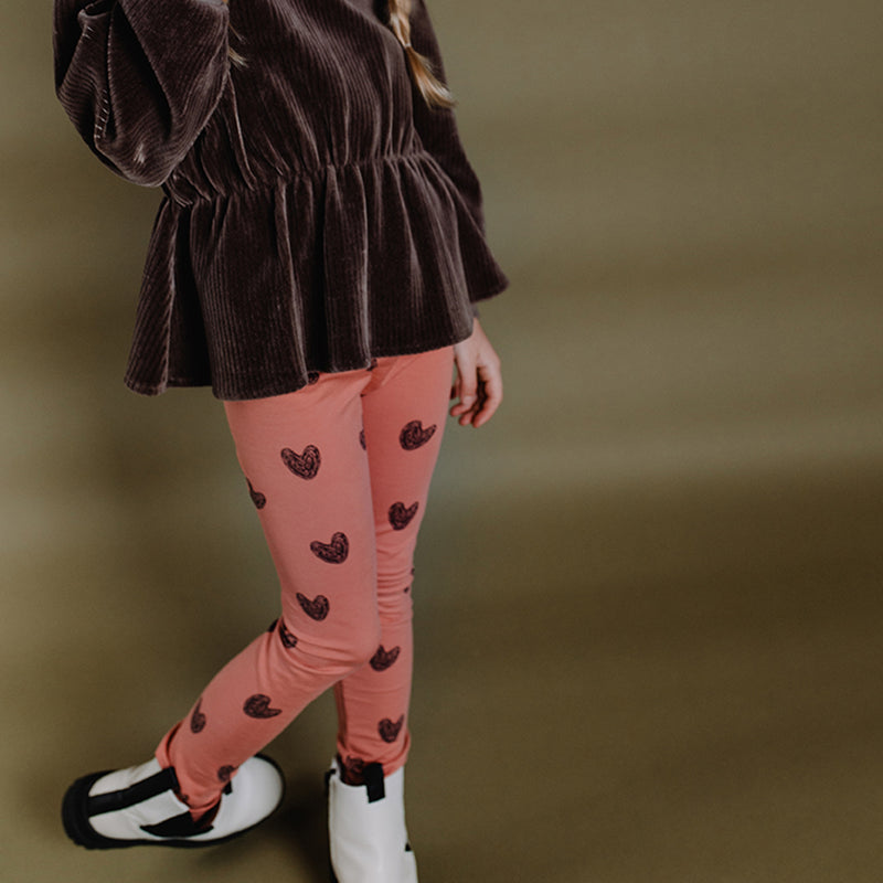 Sproet & Sprout Mädchen Leggings Herz pink bei Yay Kids