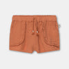 My Little Cozmo Kinder Shorts Terracotta mit Rüschen bei Yay Kids