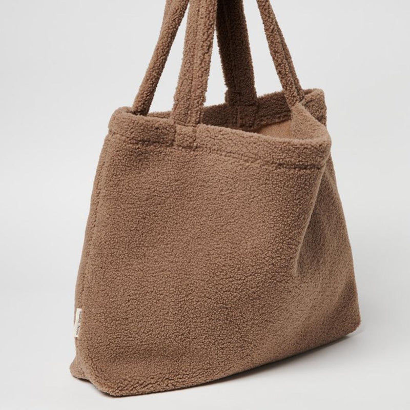 Studio Noos Mom-Bag Chunky Teddy Brown Seite bei Yay Kids