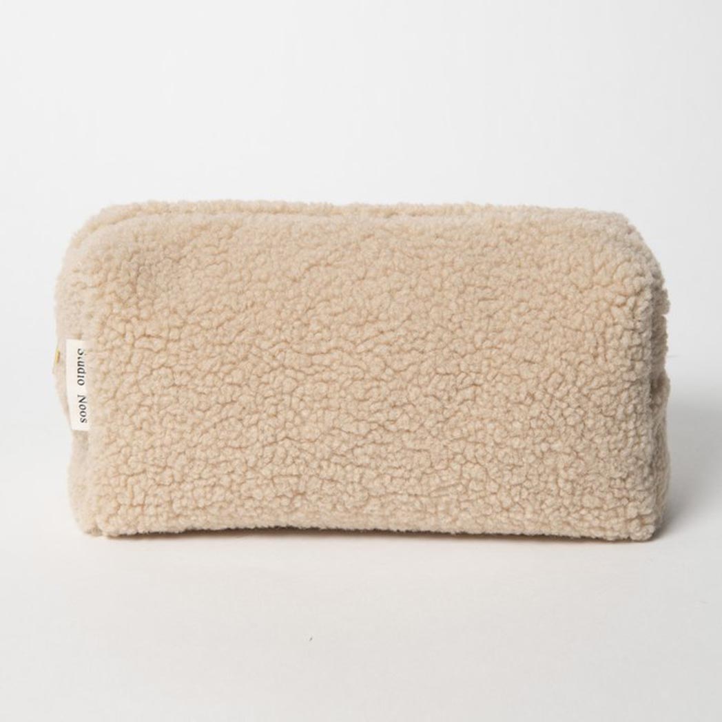 Studio Noos Etui Chunky Pouch Teddy Ecru bei Yay Kids