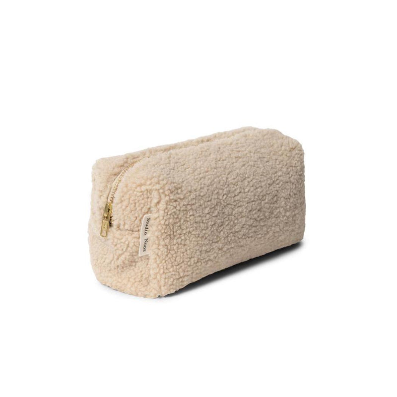 Studio Noos Necessaire Chunky Pouch Teddy Ecru bei Yay Kids