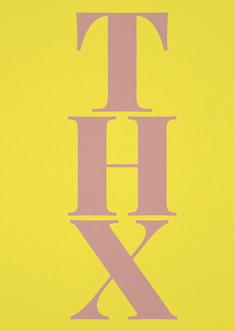 Postkarte „THX“ – tadah