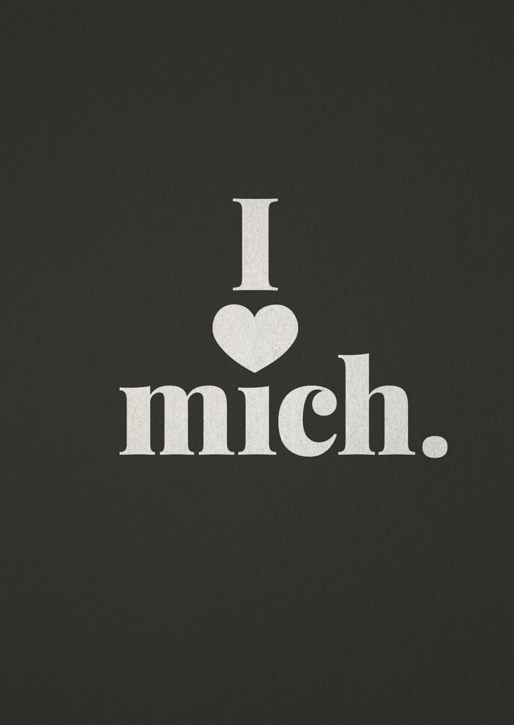 tadah Postkarte "Ich liebe mich." bei Yay Kids