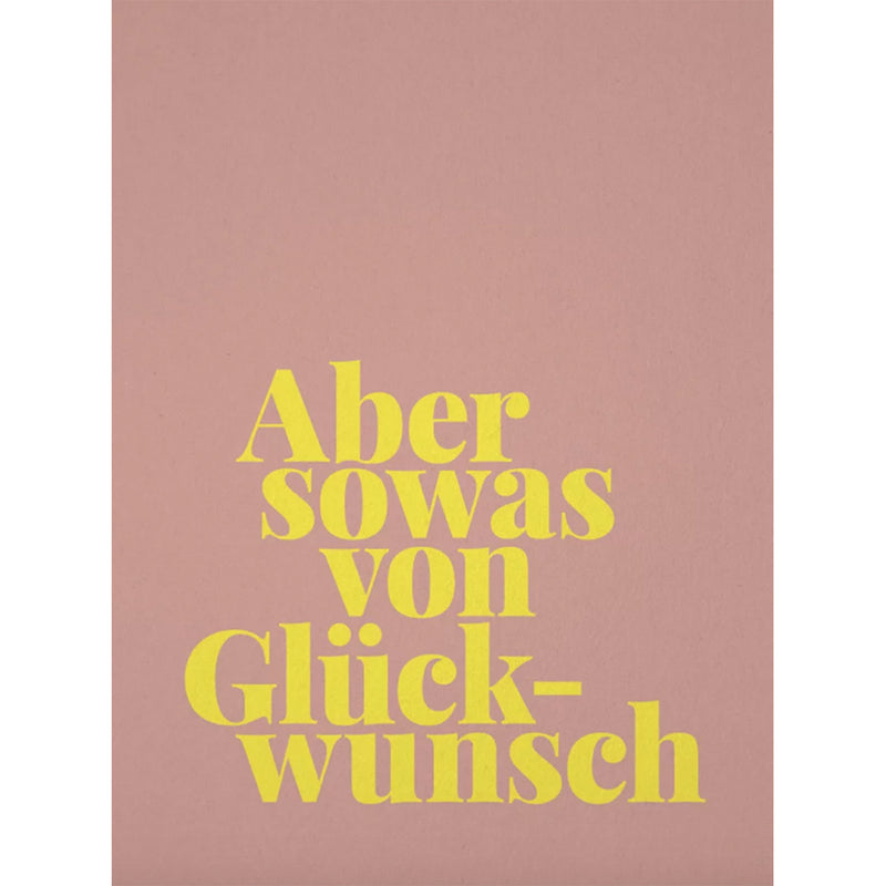 tadah Postkarte "Aber sowas von Glückwunsch" bei Yay Kids
