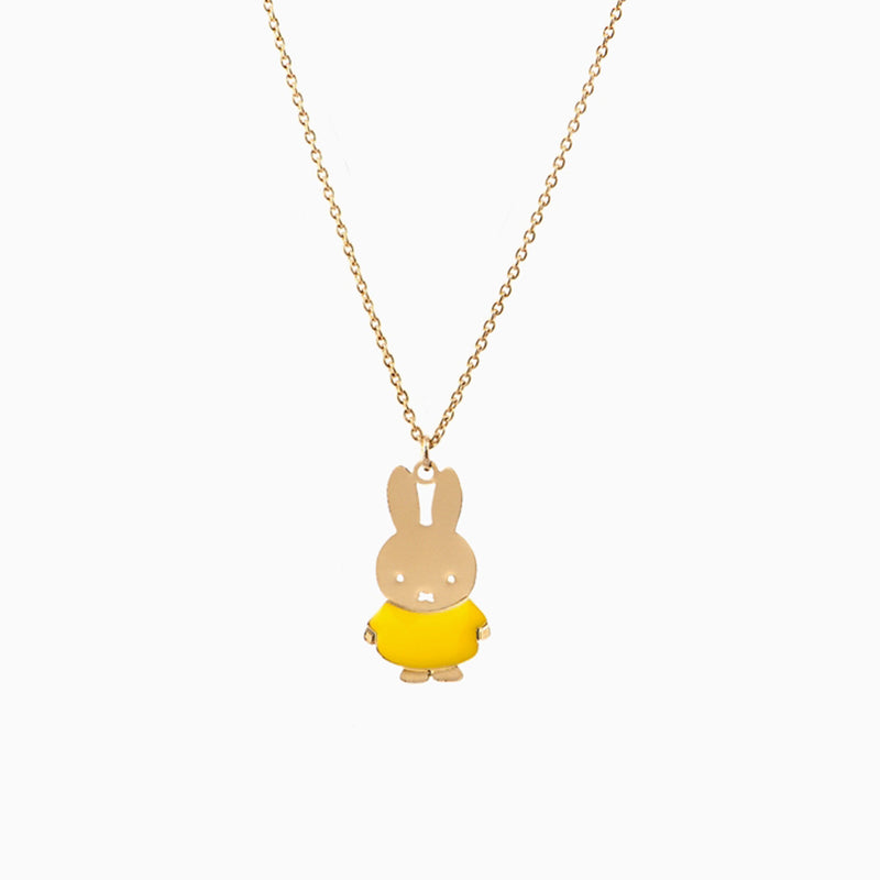 Titlee Kinder Kette vergoldet Miffy Gelb bei Yay Kids