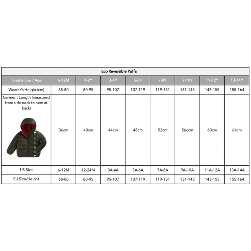 Puffer Jacket Ecoreversible Black Cherry/ Berry