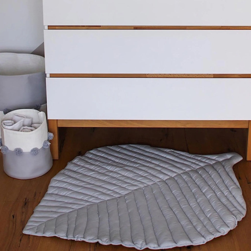 Toddlekind Baby Organic Leaf Mat Stone bei Yay Kids