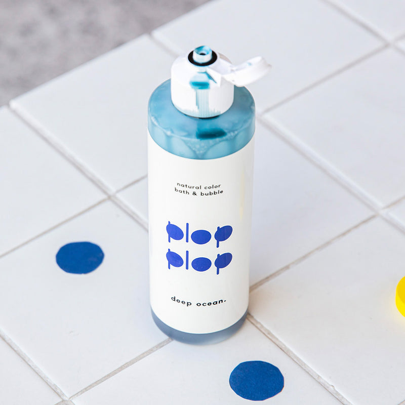 Natürliches Plop Plop Farbsprudelbad Ocean Blue bei Yay Kids