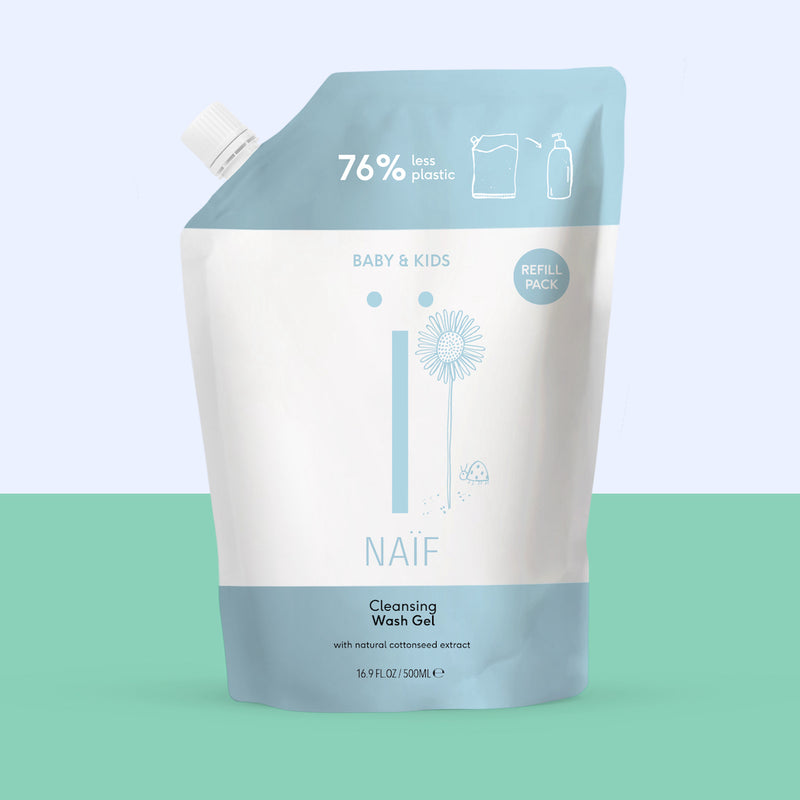 Naïf Cleansing Washgel Refill 500ml Yay Kids