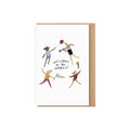 Main Sauvage Grusskarte Welcome to the World bei Yay Kids