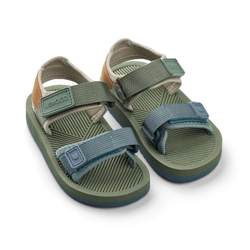 Liewood Kinder Sandalen Monty Hunter green multi mix bei Yay Kids