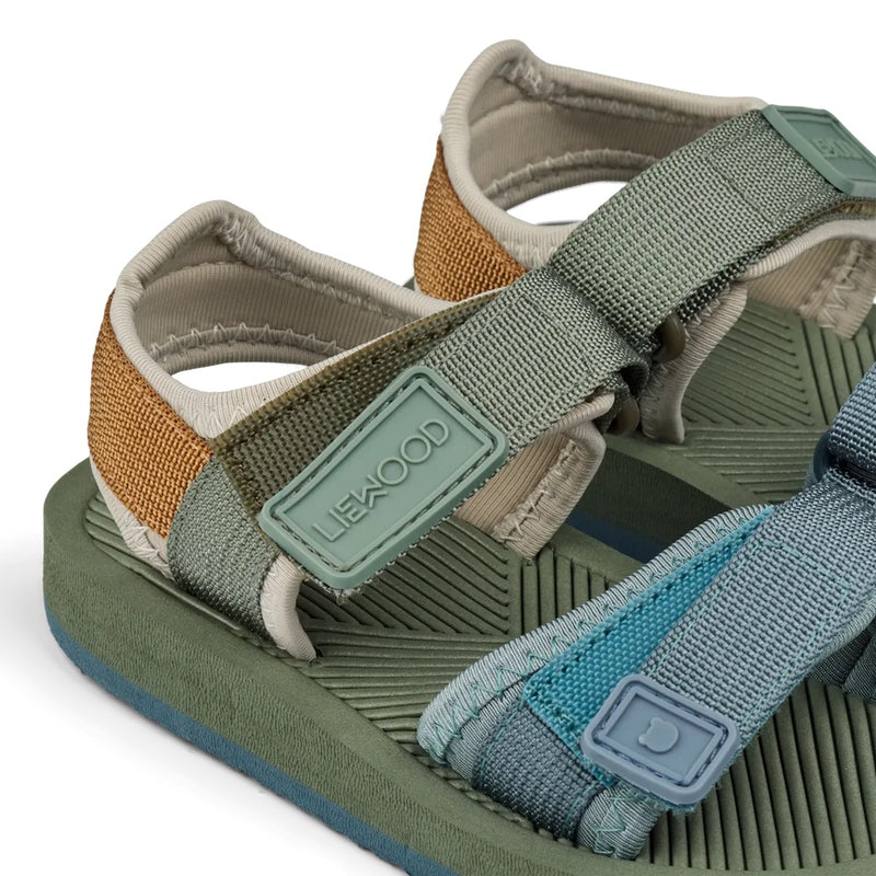 Liewood Kinder Sandalen Monty Hunter green multi mix bei Yay Kids