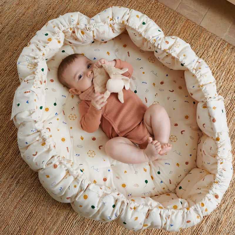 Liewood Babynest Ola Tuscany Rose/ Sandy gestreift bei Yay Kids