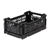 Mini Black Folding Crate
