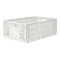 Ay-Kasa trendige Aufbewahrungsboxen Folding Crate Maxi Coconut Milk bei Yay Kids