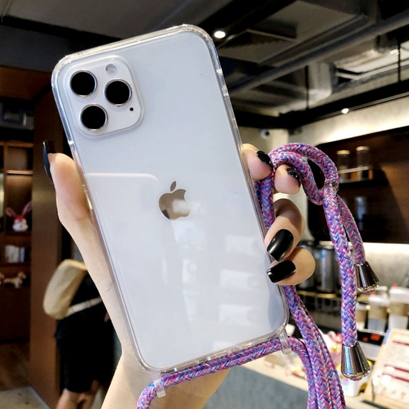 iPhone Necklace Purple Mix