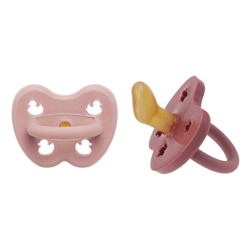 Hevea Baby Nuggi aus Naturkautschuk Cottage Baby Blush Round 3-36M bei Yay Kids