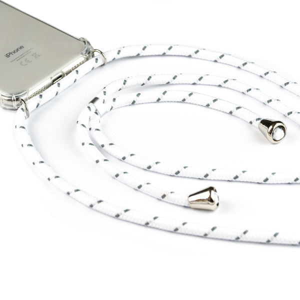 iPhone Necklace Handykette Cover Weiss mit Muster bei Yay Kids