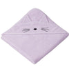 Liewood Kinder Badetuch mit Kapuze Augusta Katze Light Lavender bei Yay Kids