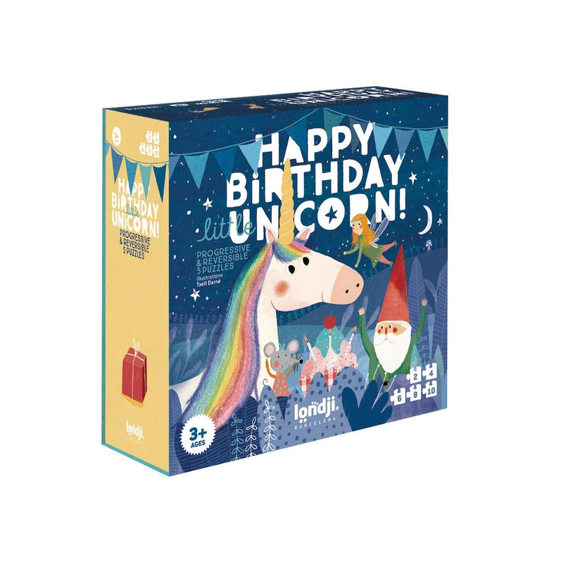 Londji Puzzle Happy Birthday Unicorn! bei Yay Kids