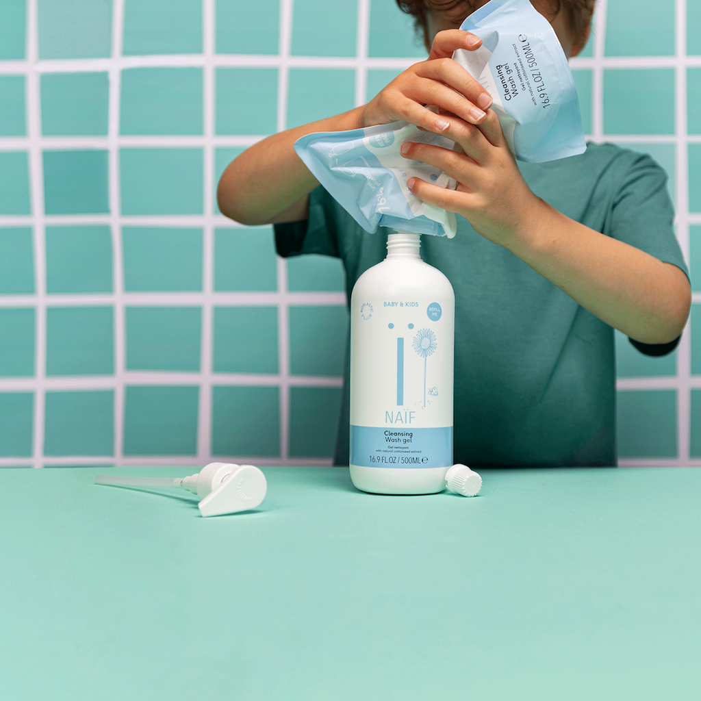 Naïf Cleansing Washgel Refill 500ml Yay Kids