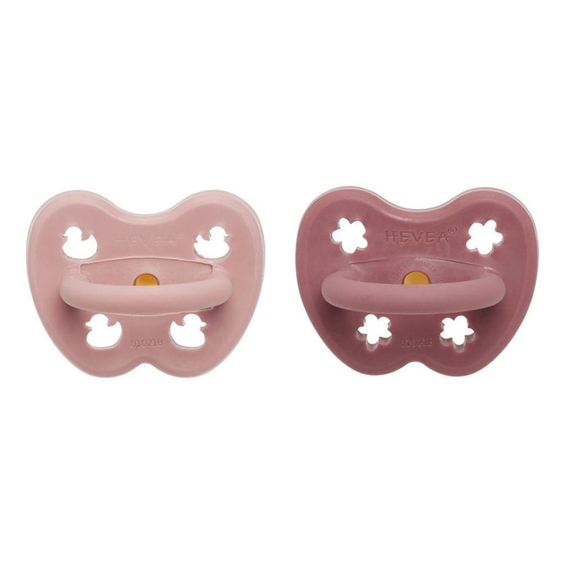 Hevea Baby Nuggi aus Naturkautschuk Cottage Baby Blush Round 3-36M bei Yay Kids