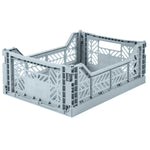 Ay-Kasa Aufbewahrungsboxen Folding Crate Midi Pale Blue Yay Kids
