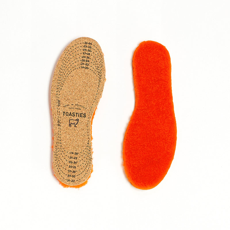 Toasties Paris Kinder Winter Fellsohle in Orange bei Yay Kids