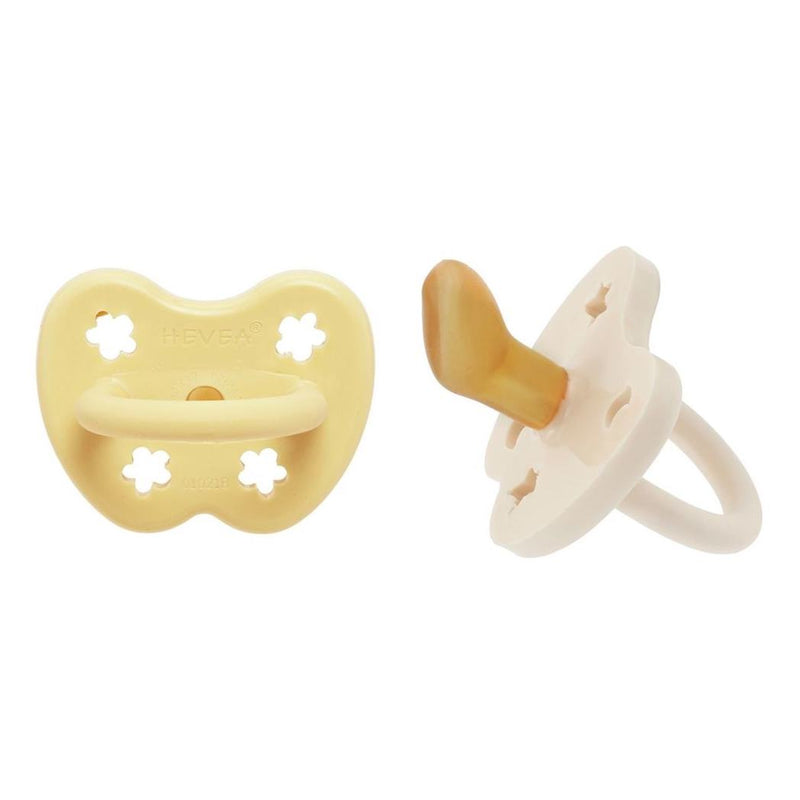 Hevea Baby Nuggi aus Naturkautschuk Pale Butter Ortho 3-36M bei Yay Kids