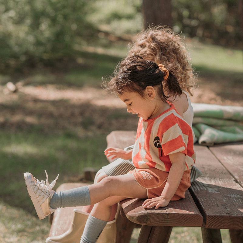 Sproet & Sprout Kinder Kniesocken Summer Camp Blue bei Yay Kids