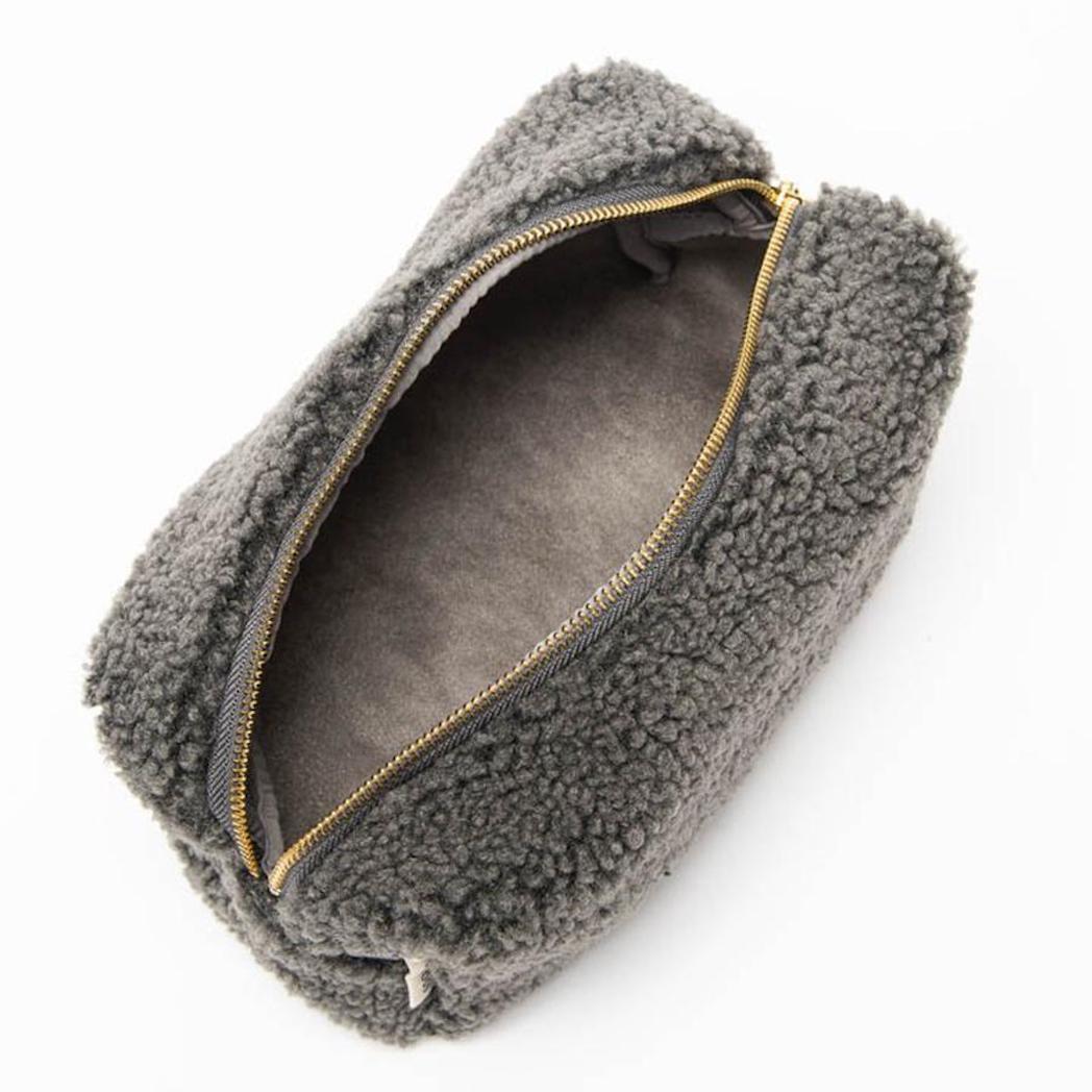 Studio Noos Necessaire Chunky Pouch Dark Grey bei Yay Kids