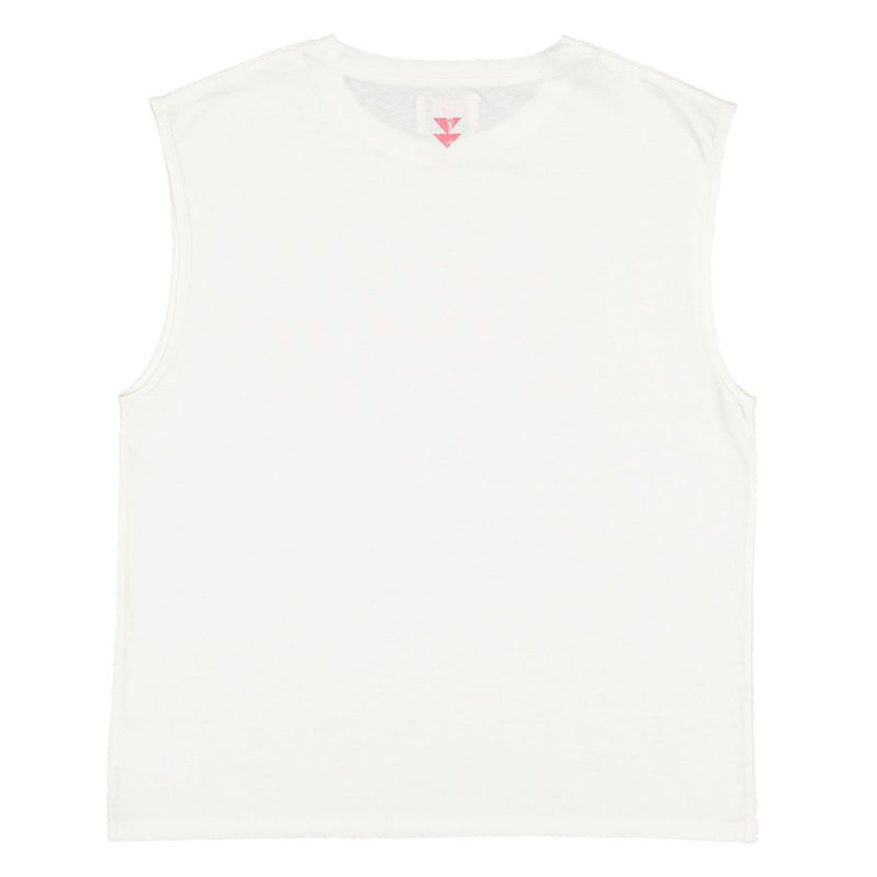 Sisters Department Damen T-Shirt Ärmellos mit Rundhalsausschnitt "Sisters Department" off-white bei Yay Kids